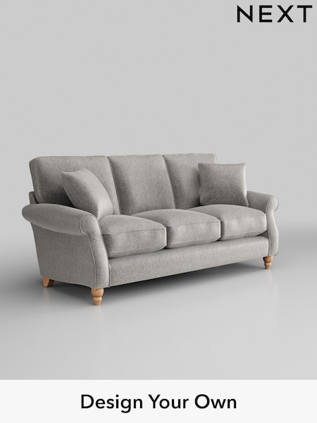 Plush Chenille/Light Grey Ashford Relaxed Sit (H39266) | £1,425