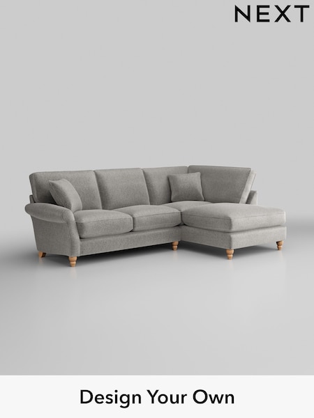 Plush Chenille/Light Grey Ashford Relaxed Sit (H39266) | £2,075