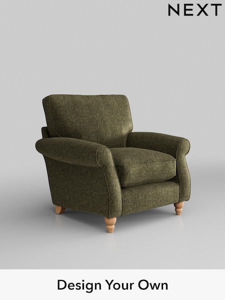Plush Chenille/Moss Green Ashford Relaxed Sit (H39270) | £925