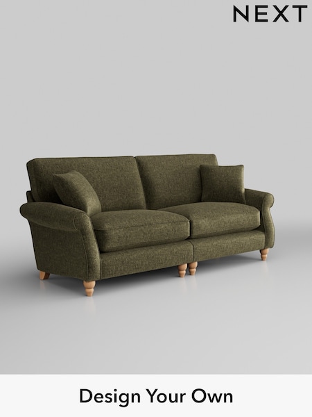 Plush Chenille/Moss Green Ashford Relaxed Sit (H39270) | £1,525