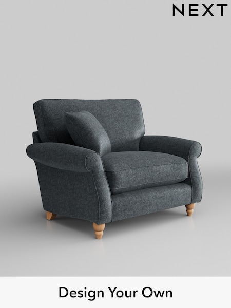 Plush Chenille/Slate Blue Ashford Relaxed Sit (H39271) | £1,025