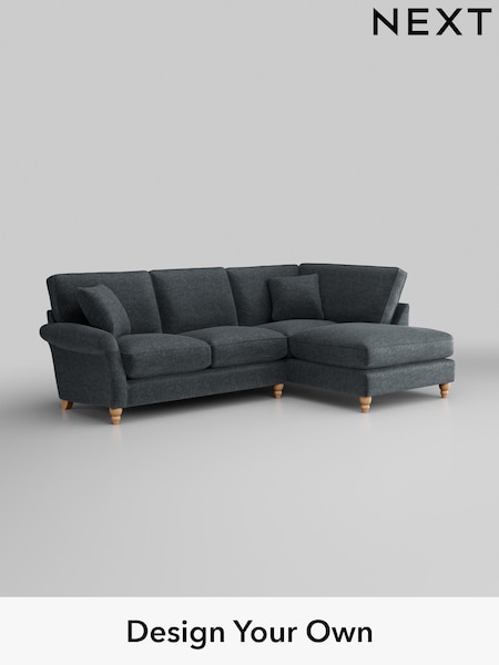 Plush Chenille/Slate Blue Ashford Relaxed Sit (H39271) | £2,075