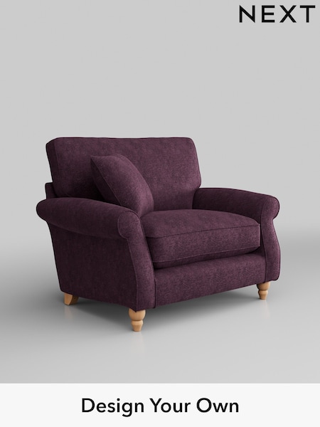 Plush Chenille/Dark Plum Purple Ashford Relaxed Sit (H39273) | £1,025