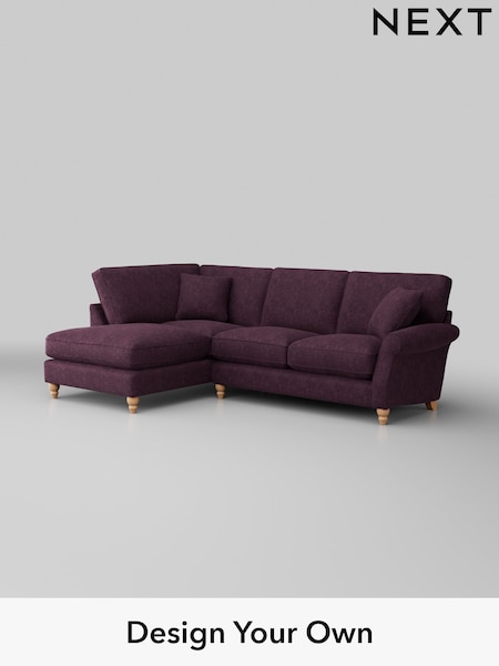 Plush Chenille/Dark Plum Purple Ashford Relaxed Sit (H39273) | £2,075