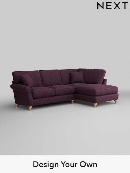 Plush Chenille/Dark Plum Purple Ashford Relaxed Sit (H39273) | £2,075