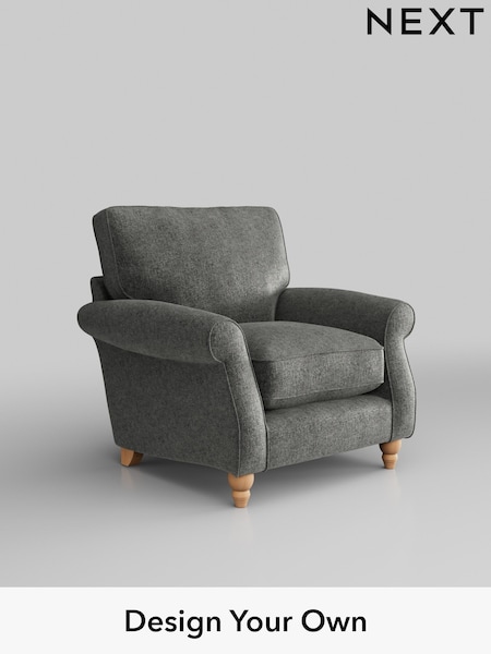 Plush Chenille/Dark Grey Ashford Relaxed Sit (H39274) | £925