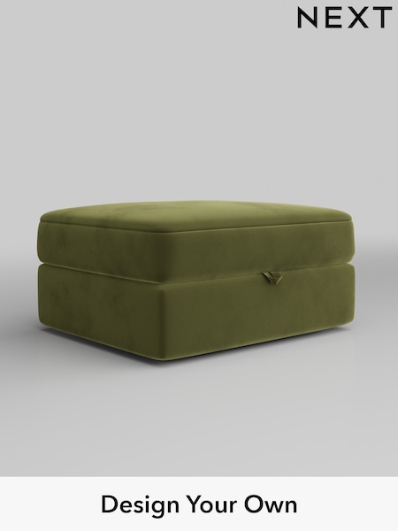 Plush Velvet Easy Clean/Mid Olive Green Oakley (H39277) | £475
