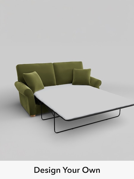 Plush Velvet Easy Clean/Mid Olive Green Ashford Relaxed Sit (H39278) | £1,599