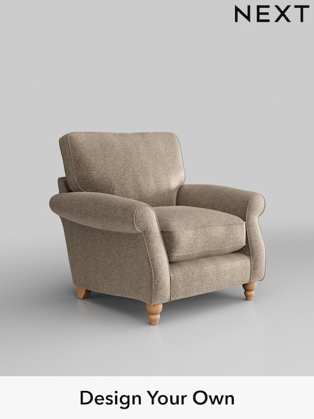 Plush Chenille/Mid Natural Ashford Relaxed Sit (H39282) | £925