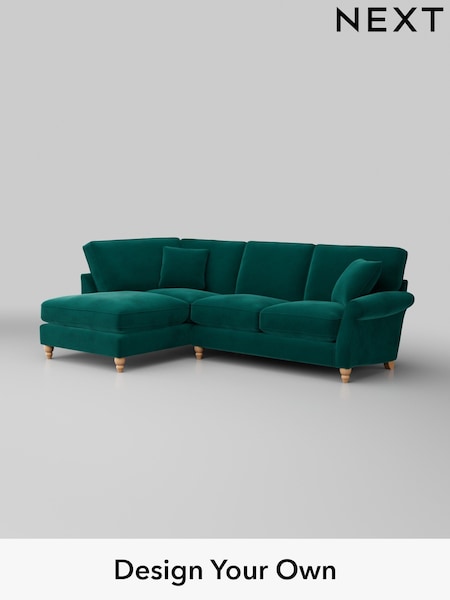 Plush Velvet Easy Clean/Juniper Green Ashford Relaxed Sit (H39284) | £2,075