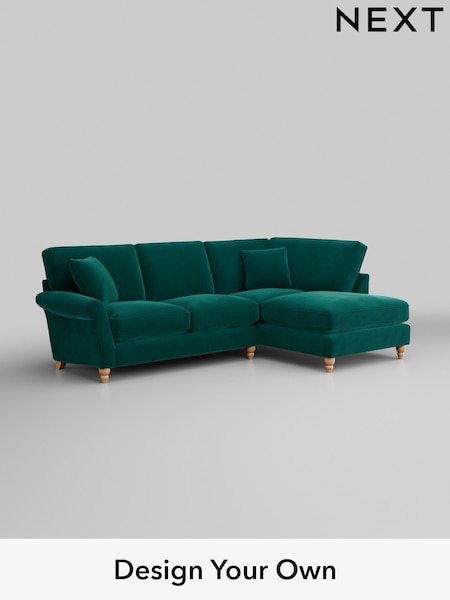Plush Velvet Easy Clean/Juniper Green Ashford Relaxed Sit (H39284) | £2,075