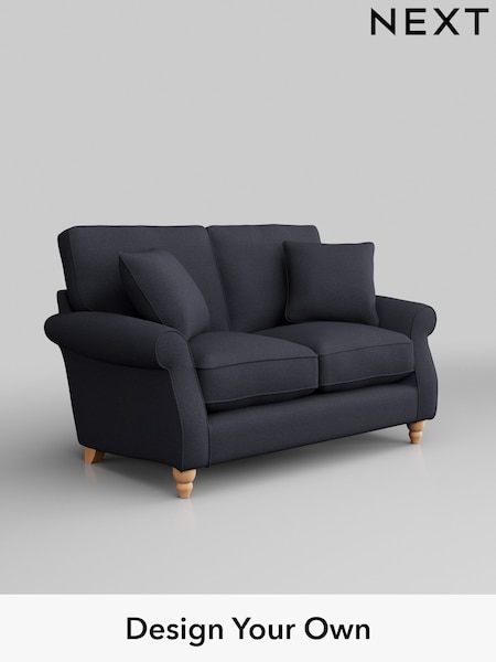 Tweedy Blend Easy Clean/Dark Slate Blue Ashford Relaxed Sit (H39285) | £1,125