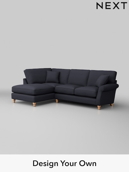 Tweedy Blend Easy Clean/Dark Slate Blue Ashford Relaxed Sit (H39285) | £1,975