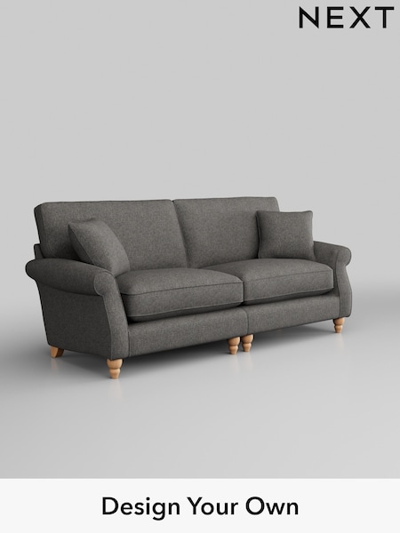 Tweedy Blend Easy Clean/Dark Grey Ashford Relaxed Sit (H39287) | £1,425