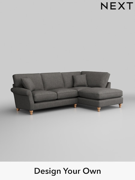 Tweedy Blend Easy Clean/Dark Grey Ashford Relaxed Sit (H39287) | £1,975