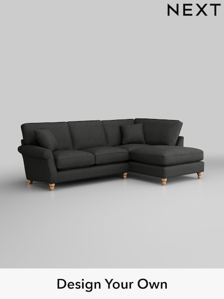 Tweedy Blend Easy Clean/Charcoal Grey Ashford Relaxed Sit (H39288) | £1,975