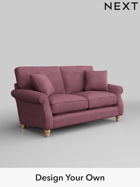 Tweedy Blend Easy Clean/Mid Mulberry Purple Ashford Relaxed Sit (H39289) | £1,225