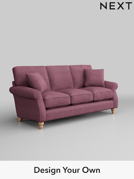 Tweedy Blend Easy Clean/Mid Mulberry Purple Ashford Relaxed Sit (H39289) | £1,325