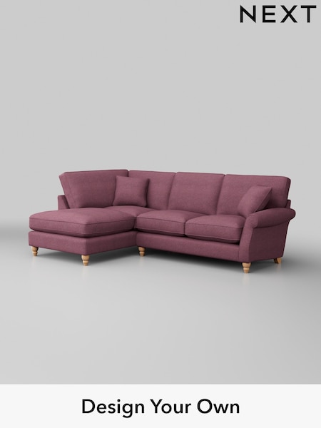 Tweedy Blend Easy Clean/Mid Mulberry Purple Ashford Relaxed Sit (H39289) | £1,975