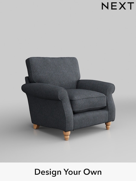 Tweedy Chenille/Navy Blue Ashford Relaxed Sit (H39303) | £825