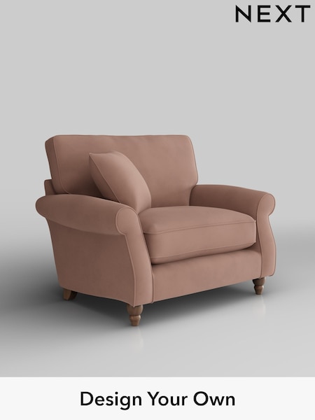 Plush Velvet Easy Clean/Mid Natural Ashford Relaxed Sit (H39307) | £1,025