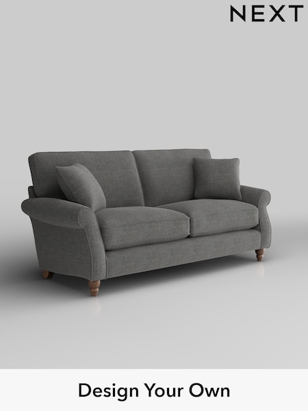 Chunky Texture/Dark Grey Ashford Relaxed Sit (H39311) | £1,425