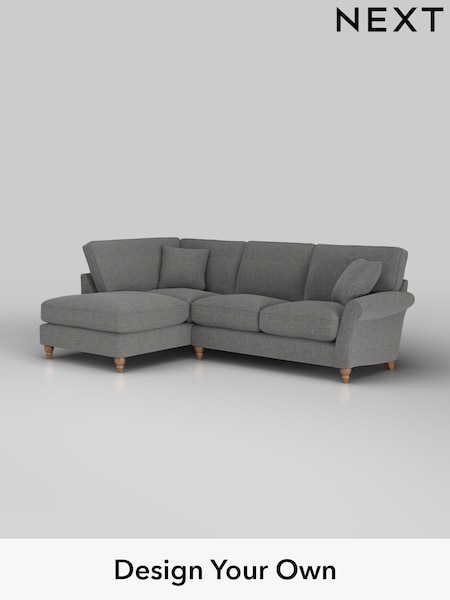 Chunky Texture/Dark Grey Ashford Relaxed Sit (H39311) | £2,075