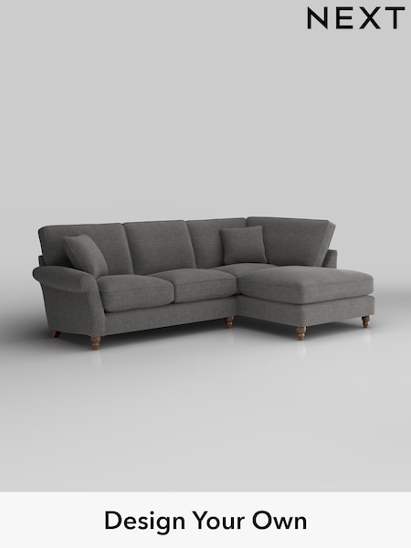 Chunky Texture/Dark Grey Ashford Relaxed Sit (H39311) | £2,075