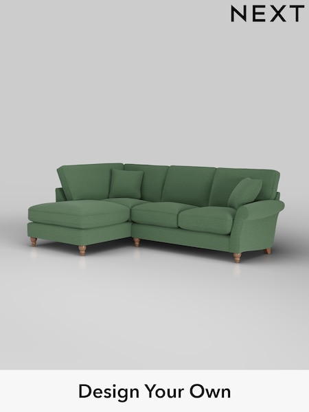 Relaxed Linen Look/Dark Green Ashford Relaxed Sit (H39319) | £2,075