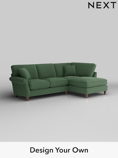 Relaxed Linen Look/Dark Green Ashford Relaxed Sit (H39319) | £2,075