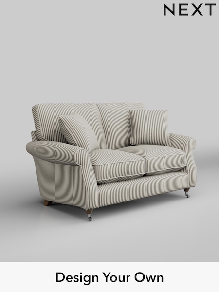 Chenille Stripe/Moss Green Ashford Relaxed Sit (H39327) | £1,225