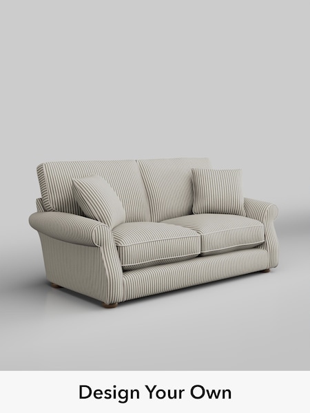 Chenille Stripe/Moss Green Ashford Relaxed Sit (H39327) | £1,599