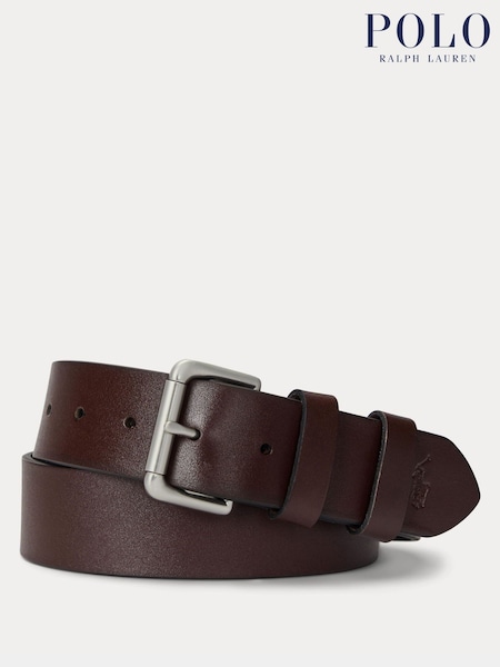 Polo Ralph Lauren Brown Leather Belt (H39331) | £80