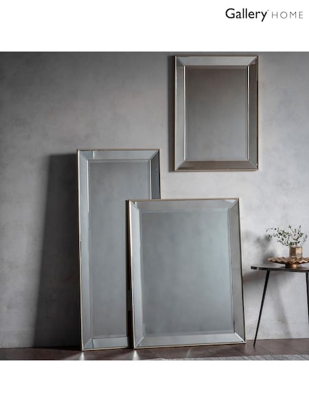 Gallery Home Champagne Baskley Mirror (H39340) | £108