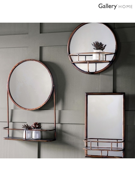Gallery Home Bronze Millton Rectangle Mirror (H39344) | £55