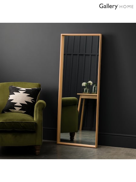 Gallery Home Light Wood Comesta Mirror Long Oak (H39374) | £180