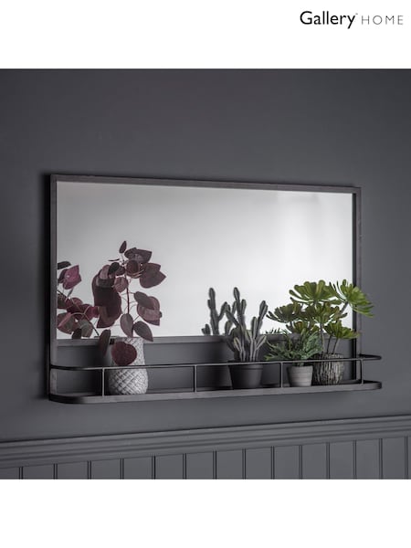 Gallery Home Grey Emrick Overmantel Mirror (H39376) | £144