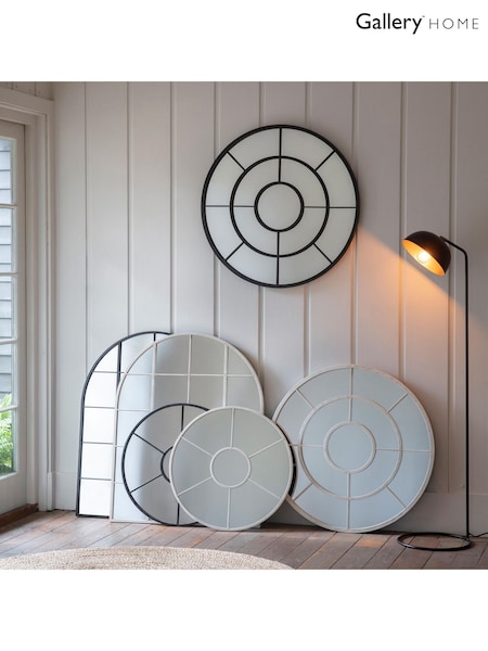 Gallery Home Black Hampford Arch Mirror (H39386) | £144