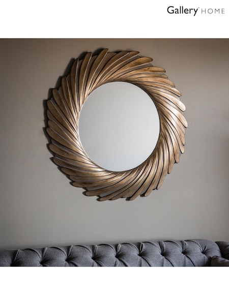 Gallery Home Gold Lowburn Mirror Verdigree (H39400) | £180