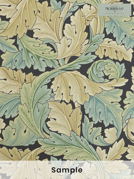 Morris & Co Acanthus Privet Morris Friends A4 Wallpaper Sample (H39421) | £1