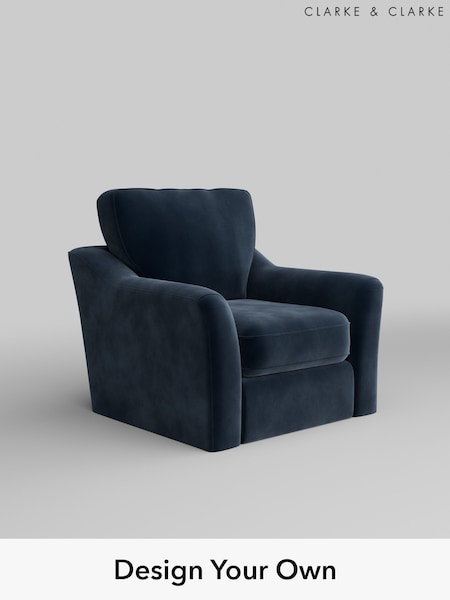 Alessia/Midnight Blue Freya By Clarke And Clarke (H39456) | £850