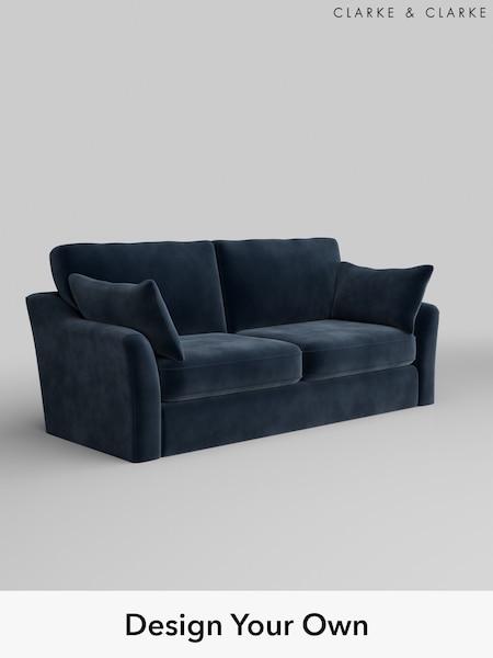 Alessia/Midnight Blue Freya By Clarke And Clarke (H39456) | £1,375