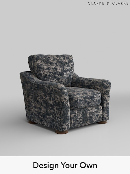 Camille/Indigo Charcoal Grey Freya By Clarke And Clarke (H39458) | £950