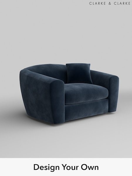 Alessia/Midnight Blue Erik By Clarke And Clarke (H39467) | £1,250