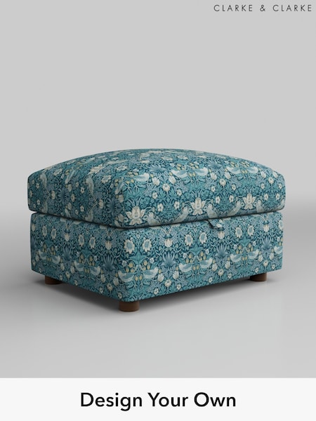 Strawberry Thief/Teal Erik By Clarke And Clarke (H39473) | £450