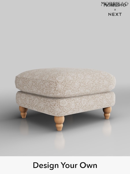 Mallow by Morris and Co/Linen Natural Maycott By Morris And Co (H39530) | £550