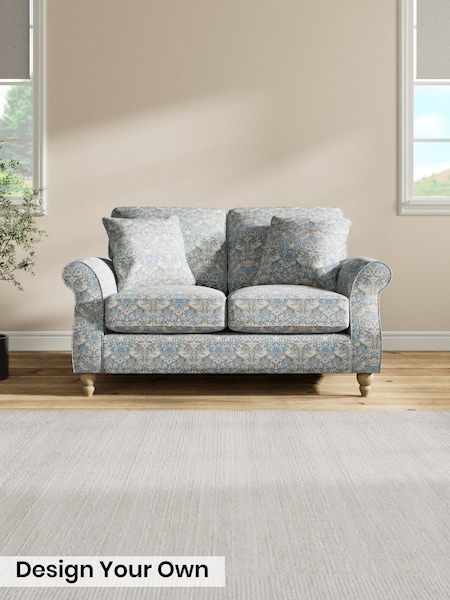 WM Strawberry Thief by Clarke and Clarke /Slate Grey Blush Ashford (H39541) | £1,225