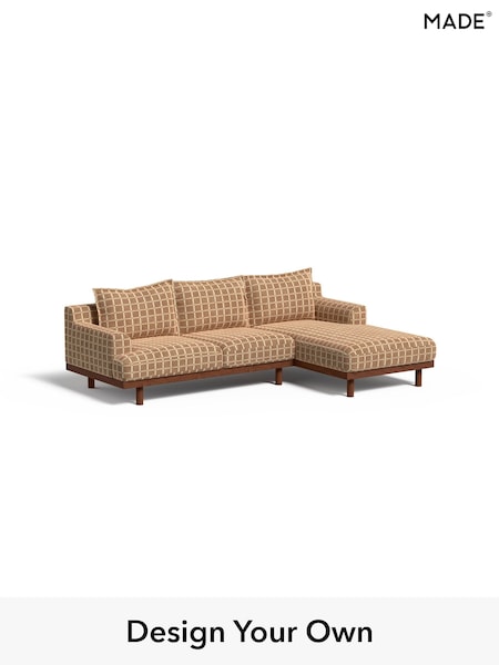 Cale Check/Dark Sand Natural Turin By Made (H39542) | £2,099