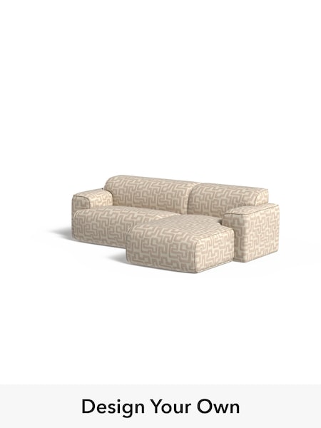 Clyde Abstract/Light Oatmeal Natural Avalon By Made (H39553) | £1,699