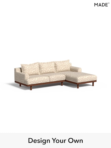 Clyde Abstract/Light Oatmeal Natural Turin By Made (H39557) | £2,099